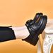 Round Toe Small For Women 2024 Top Layer Cowhide Lace-up Flats All-season Shoes Comfortable Soft Leather Loafers_vogvips.com