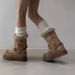 Snowflake Embroidery Thick-Soled Snow For Women 2025 Winter New Style Fleece-Lined Thickened Warm Shoes_vogvips.com