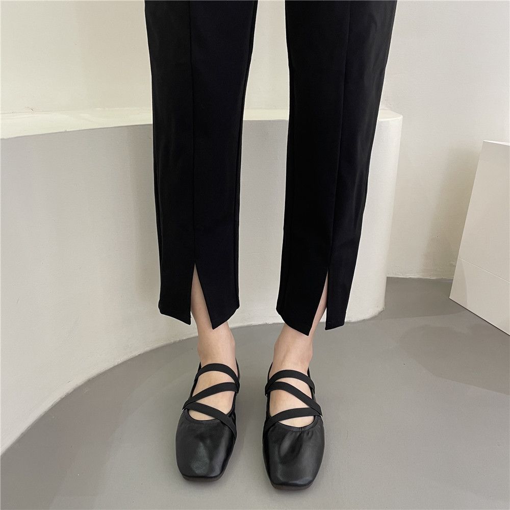 2026 Spring New Women's Loafers, Autumn Soft Leather Slip-On Flat Granny Shoes, Vintage Mary Jane Shoes_vogvips.com