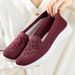 2026 Spring Old Beijing Cloth Embroidered Mom Shallow Slip-On Popular Comfortable Women's Shoes_vogvips.com