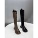 Genuine Leather Over-the-Knee For Women 2025 New Spring And Autumn Flat Long High Tube Riding Slim Boots_vogvips.com