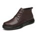 Top Layer Warm Snow Boots, Men's Velvet Men's Shoes, Outdoor Cold-proof Men's Boots, High-top Cotton Boots_vogvips.com