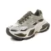 Unisex Beige White Chunky Dad Sneakers Breathable Mesh Upper Non Slip Thick Sole For Street Style Daily Walking_vogvips.com