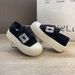 Thick Soled Small White Summer Thin Mesh Board Women, Breathable, And Two Pairs Of Velcro Single Shoes For Heel_vogvips.com