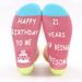 Birthday knitted cotton socks sole creative copywriting adhesive floor socks_vogvips.com