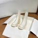 White Martin 2023 New Autumn Winter Thick Sole Slimming Height Increasing Chunky Heel Short Boots For Petite Women_vogvips.com