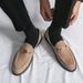 Beanie Autumn Outdoor British Style Trendy Leather Shoes New Men's Tassel Soft Sole Slip-On Loafers For Men_vogvips.com