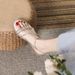 Rhinestone Flat Sandals For Women 2022 Summer Fairy Style One-Strap 42 Large Size Roman Shoes Beach Outdoor Versatile_vogvips.com