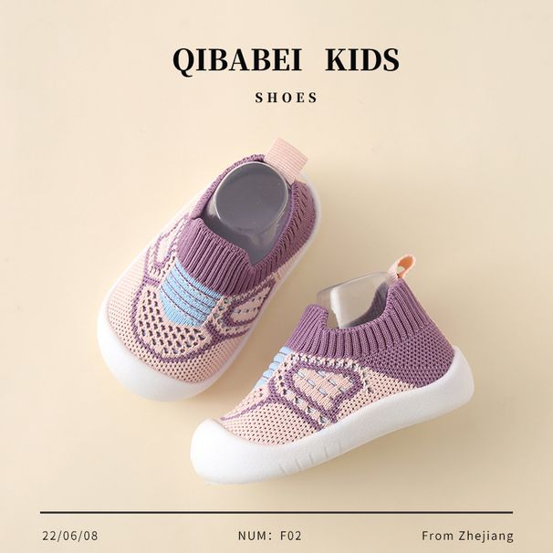 QIBABEI Baby Walking Soft Sole Non-Slip Infant Slip-On Children Boys Girls Spring And Autumn Shoes Toddlers_vogvips.com