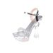 Everyday Low-top Viscose Shoes Chunky Heel Pointed Toe Solid Color Black And White Criss-cross Strap Fashion Sandals High Heels For Women_vogvips.com