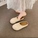 2025 New French Style Summer Knitted Korean Version Women's Slippers Evening Breeze Thick Sole Slip-On Lazy Shoes_vogvips.com