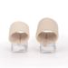 SEBS Toe Separator For Bunions & Overlapping Toes - Soft Hallux Valgus Corrector, Day & Night Wear, Skin Tone (S/L Size, 1-Piece Pack)"_vogvips.com