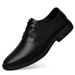 Men's Round Head Leather Shoes Formal Leather Shoes Casual Men's Lazy Single Shoes_vogvips.com