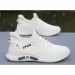Men's Summer Breathable Mesh Dad Men Sports Leisure Shoes, Slip And Anti Odor Fly Woven White Shoes Male_vogvips.com