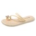 Butterfly Flower Flip-Flops Women, Summer Outdoor Wear, Student Fashion, Durable Non-Slip Flat Toe Post Sandals, Beach_vogvips.com