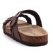 Crestar Women's Cork Footbed Summer Comfortable Slip-On Slide Sandals With Arch Support Adjustable Buckle Beach Slippers_vogvips.com