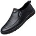 Men's Business Casual Leather Shoes 2023 Soft Sole Fashionable Dad Driving Toad Shoes for Middle-Aged And Elderly_vogvips.com