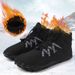 Outdoor High-top Snow Boots For Men And Women, Piled And Thickened, Anti-splashing, Non-slip And Cold-proof Couple Cotton Shoes_vogvips.com