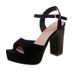 Women S Sandals Waterproof Platform Small Plum Blossom Buckle Super High Heeled_vogvips.com