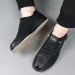 Trendy Men's Casual Shoes Simple Men's Retro Genuine Leather Shoes Elegant Formal Commuter Work Shoes Free Delivery Loafers_vogvips.com