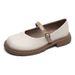 thick-soled Mary Jane Shoes For Women With Light Mouth Loafers Round Head Soft Sole Thick Heel Single Shoes For Women_vogvips.com