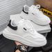 Autumn New Thick Soled Anti Slip And Wear Resistant Casual Single Men's Versatile Fashion Trendy Sports Dad Shoes_vogvips.com