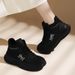 Women's Thick-Soled 2025 Autumn Winter New Versatile Bow Tie Soft Sole Comfortable Sports Casual Shoes_vogvips.com