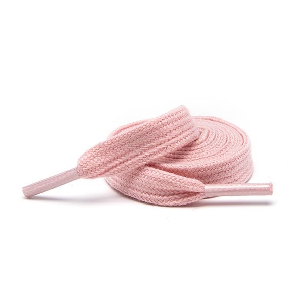 Shoe Accessories flat shoelaces suitable high and low top canvas white sneakers black and white color polyester cotton shoelaces_vogvips.com