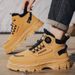 Men's Shoes High Top Martin Boots Men's Style Retro Platform Tooling Shoes Casual Short Boots_vogvips.com