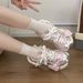 Women's Parisian Bow Platform Chunky Shoes Mesh Breathable Low Top Casual Sports Summer New Style 2026_vogvips.com
