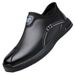 TerraStride Autumn Casual Leather British Style Business Men's Middle-aged And Elderly Soft Sole Slip-on Lazy Shoes_vogvips.com