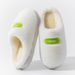 Home Autumn Winter Men Indoor Non-Slip Thick Sole Fleece-Lined Warm Cotton Slippers Couples Comfortable Maternity Shoes_vogvips.com