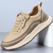 Summer New Men's Leather Breathable Lightweight Thin Slip-On Trendy Casual Sports Shoes_vogvips.com