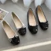 Ballerina Mother's Shoes Women's Flat Shoes Comfort Non-slip Ladies Loafers Leather Flats Elegant Bowknot Women's Single Shoes_vogvips.com