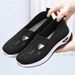 Women's Oversized Soft Soled Mom's Shoes, Breathable Mesh, Old Beijing Cloth Shoes_vogvips.com