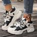 Fashion Dad Sneakers Student Sports Women 2024 Spring Autumn New Mesh Breathable Soft Sole Versatile Comfortable Running_vogvips.com