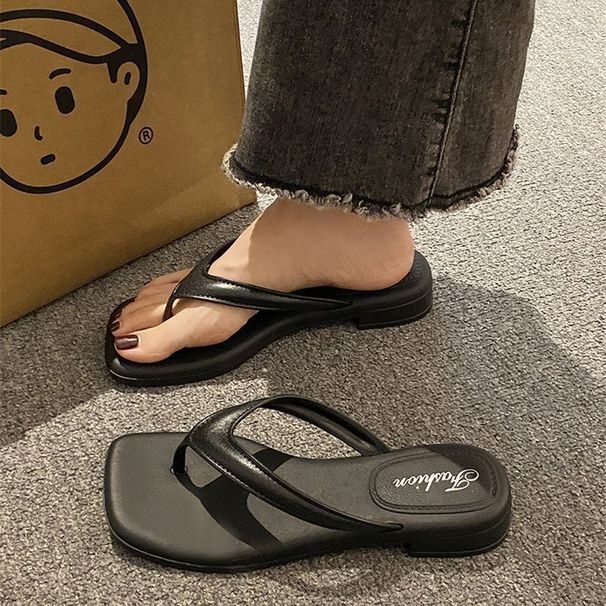 Summer New Internet Celebrity Outerwear Women's Flip-flops Fashion Home Beach Leisure Fairy Versatile Skirt Slippers_vogvips.com