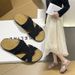 Cross-border Plus-size Wedge, New Summer 2026 Model, European And American Style, Lightweight, Wavy Sole Women's_vogvips.com