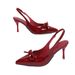 2025 Winter New Pointed Toe Closed-Toe Elastic Band Backless High-Heel Pumps, Direct Sale From Manufacturer, Foreign_vogvips.com