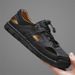 Fashion Men's Casual Leather Sandals Comfortable Beach Shoes Lightweight Summer Flip Flops Slides Outdoor Daily Sandaly_vogvips.com