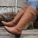 Plus Size Square Heel Pointed Toe Motorcycle Style Women's 2024 Autumn Winter New High Tube Over-the-Knee Outdoor Boots_vogvips.com