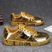 P5 Men Shoes Sport Skateboarding Shoes For Men Sneakers Unisex Breathable Lace-Up Walking Sneakers Man Trainers Gold Chaussures_vogvips.com