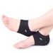 Breathable Heel Socks For Indoor & Outdoor Use - Anti-Slip Comfort Foot Protectors With Soft Cushioning (Black With Red Lining, One Size Fits All)_vogvips.com