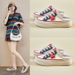 Little White Shoes Female Students Thick-soled Heightening Shoes Mesh Breathable Casual Board Shoes_vogvips.com