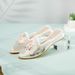 Women’s Shoes Summer New Embroidered Mesh Flat Slippers For Home Soft Pointed Breathable And Comfortable Ethnic Style Slippers For Women_vogvips.com