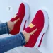 Large Size Athletic Sneakers New Casual Sports Women's Front Zip Single Shoes Non-slip Comfortable Women Loafers_vogvips.com