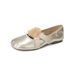 Flower Flat Single Shoes Female French Fairy Style Ballet Shoes With Skirt Mary Jane Shoes_vogvips.com