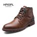 European Warm Series 48 Martin Large Size Zipper Short Men's Autumn Winter High-top Shoes Desert Work Boots_vogvips.com