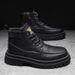 European Warm Series Autumn Winter New Heel High Top Side Zipper British Style Martin Cold Adhesive Workwear Casual Thick Sole Sports Men's_vogvips.com