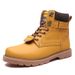 Men's Genuine Leather Boots - Winter Casual Roman Boots With Ethnic Pattern, Breathable & Comfortable (Black, Dark Brown, Yellow, Light Brown)_vogvips.com